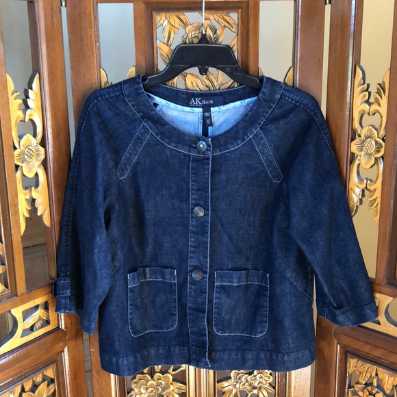 anne klein denim jacket